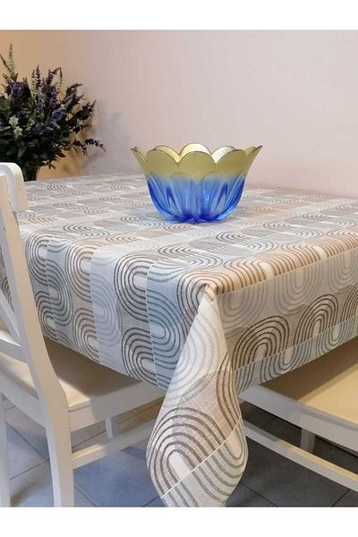Başak Ev Tekstili FIBER-FINED PVC OIL - PATTERNED REMOVABLE TABLE CLOTH