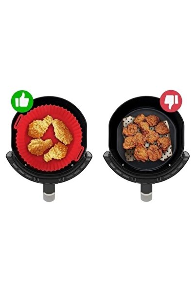 Viyalente Airfryer Silicone Cooking Container - Air Fryer Container - Airfryer Accessory - Compatible with All Airfryers