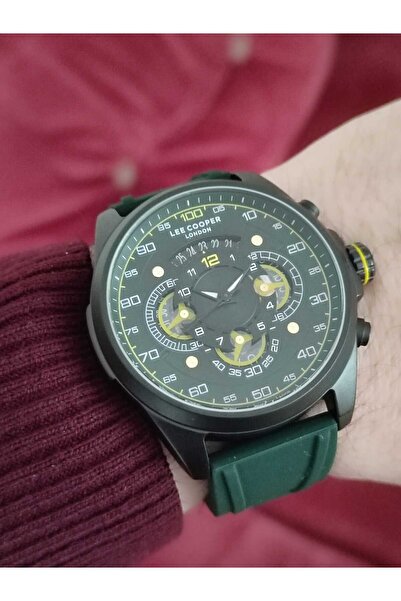 Lee Cooper LC07432-677 Erkek Kol Saati Fonksiyonlu Slikon Kordon 1878