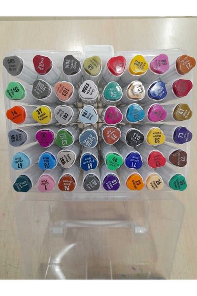 Languo Twinn Double Ended Marker Pen Set of 48 in Special Box