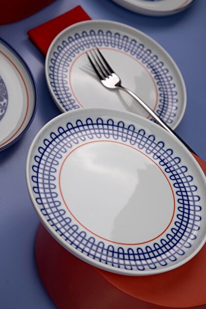 Kütahya Porselen Moderna 6 Kişilik 19 Cm Pasta Takımı Sofia