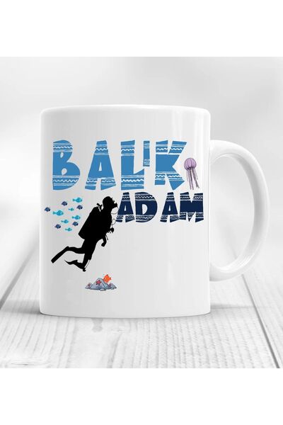 bikups Custom Printed Fishman Mug Cup