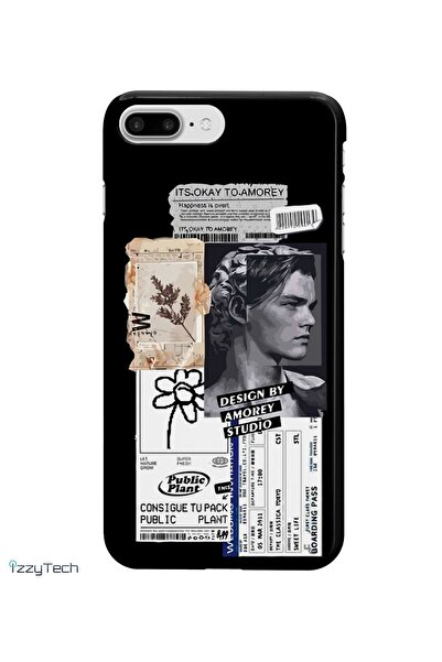 izzytech حافظة آيفون 8 بلس، حافظة آيفون 7 بلس، حافظة ناعمة مقاومة للخدش ومتين...