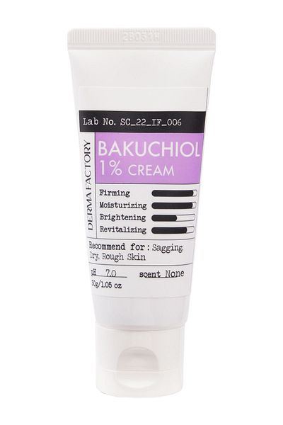 DERMA FACTORY 1% Bakuchiol Cream - Wrinkle and Vitality Care, 30 GR Derma Factory Cream