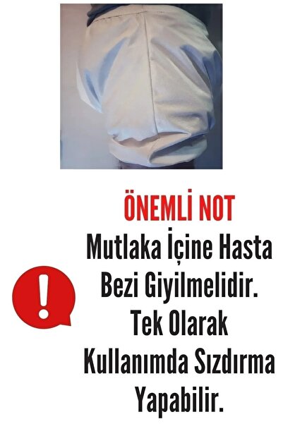 Devi New Generation Ribbed Washable Liquid Waterproof Patient Absorbent Bladder Boxer