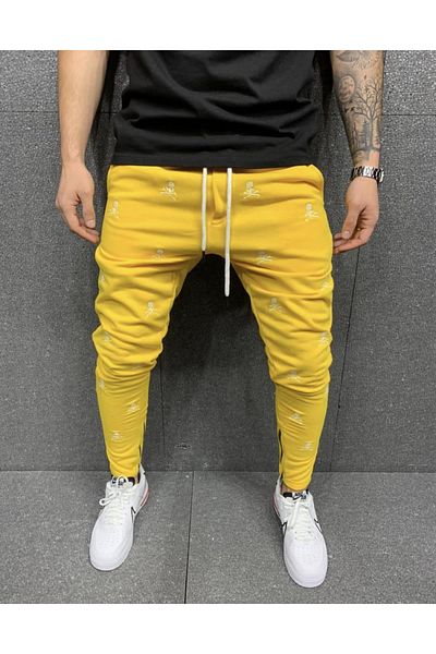 ayakuydur Armand MEn's YEllow JoggEr SwEatpants