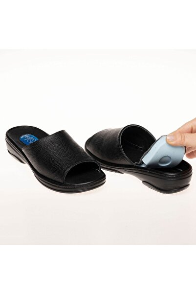 SİYO Дамски анатомични чехли от естествена кожа за пета и костни издатини с подвижни стелки