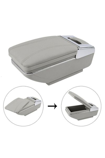 C9 Gray Armrest Suitable for All Vehicles Car Armrest Sliding