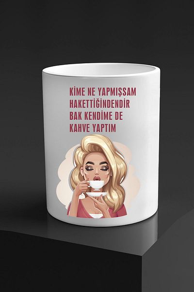 Bytwo Whatever I Did To Whom? Handless Double Coffee Cup - 300 ml. - Water glass -