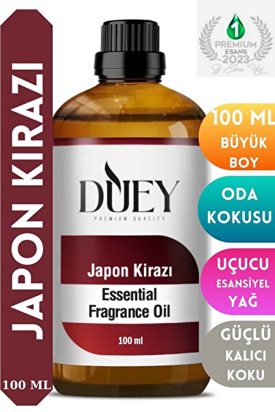 DUEY Japon Kirazı Uçucu Yağ 100ML Buhurdanlık Yağı Difüzör Esansı Oda Kokusu ...