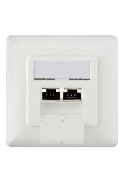 Digitus CAT 6 Wall Outlet, Shielded, 2X RJ45