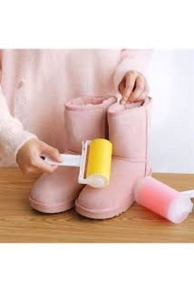 Single Washable Practical Hair and Dust Collection Roller Apparatus