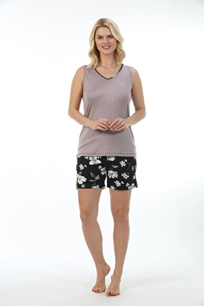 Etoile Set de pantaloni scurți cu mâneci zero bambus pentru femei 70058