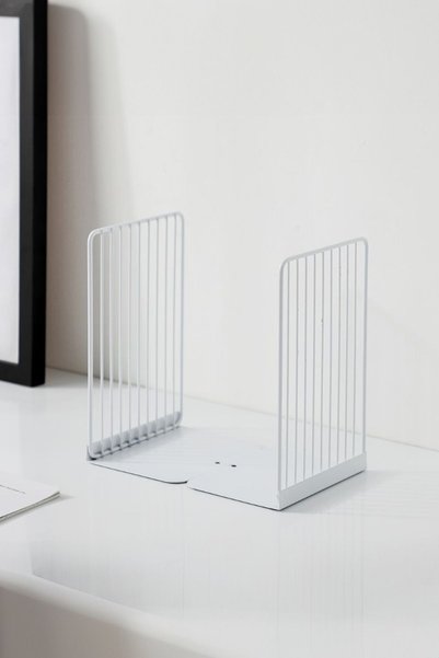 3art Metal Decorative Metal Book Holder - Shelf Organizer