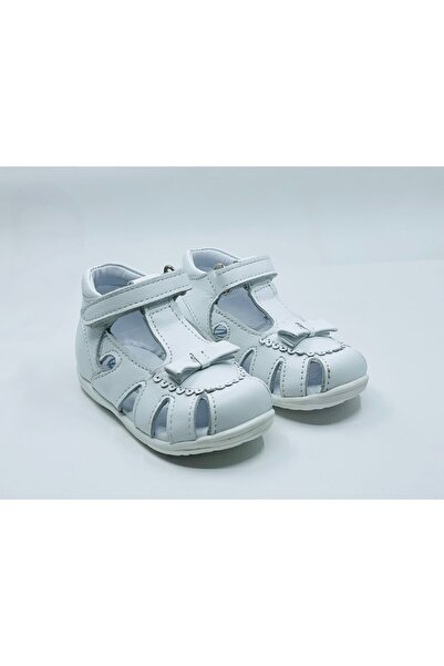 Perlina Deri Ortopedik Taban Kız Bebek İlk Adım Ayakkabı