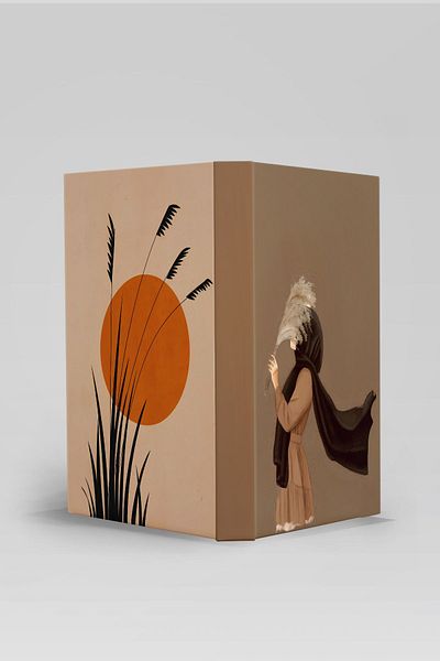 Bytwo Nisa Designed Decorative Box - Book Box - Decorative Box