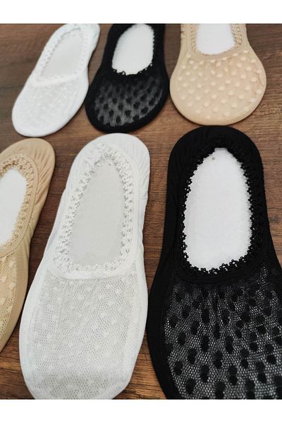 Leement socks 6 чифта дантелени дамски балерини
