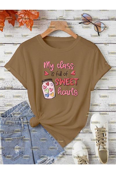 aynewmoda Printed Oversize T-shirt for Folder