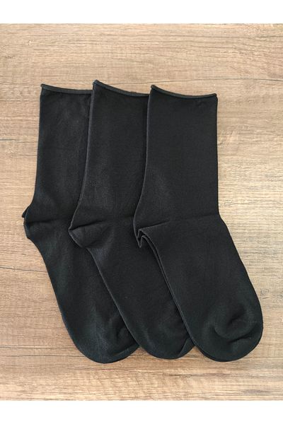 Leement socks Дамски чорапи за диабетици - 3 чифта бамбукови еластични, мека текстура и безшевни
