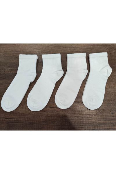 Leement socks Unisex Soft Textured 4 ζευγάρια χτενισμένες βαμβακερές καλοκαιρινές κάλτσες χωρίς ραφή