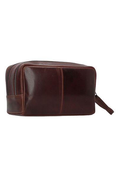 BUGATTI Romano Kulturbeutel Leder 25 cm