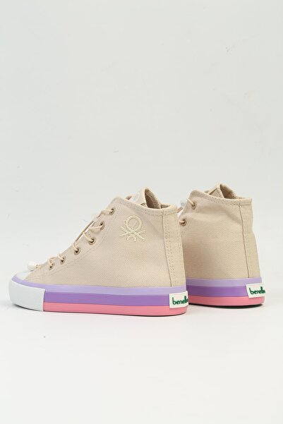 Benetton ® | BN-30193 - 3394 Bej-Çocuk Spor Ayakkabı