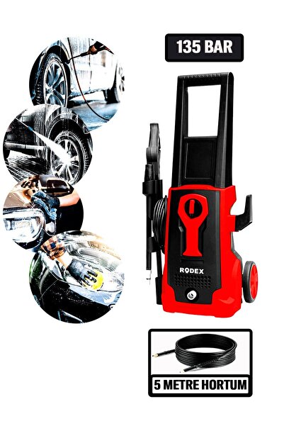 Rodex RDX710 Basınçlı  Araç Oto Yıkama Makinası 1600W 135 Bar