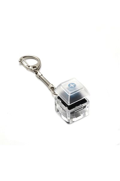 SPELT Mechanical Keyboard Key Switch Cherry Mx Blue Blue Switch Test Keychain