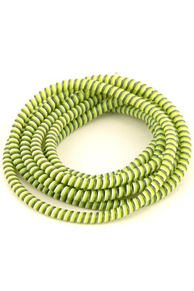 SPELT Şarj Aleti Kablosu Kablo Kordon Koruyucu Spiral Sarma Kılıf Koruma Fıstık Yeşili