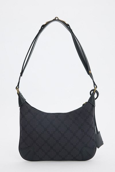 Manuka Schwarze Mini-Baguette-Tasche - ALEX