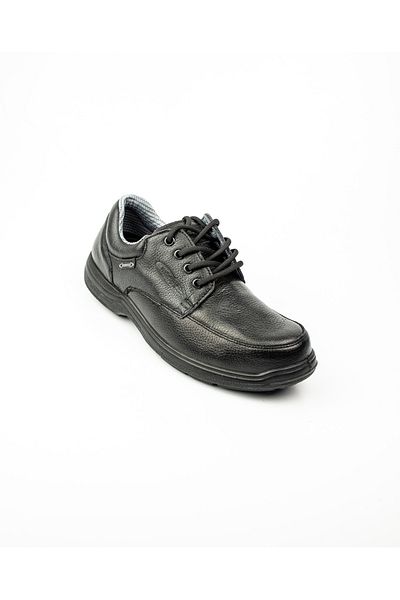 Scooter 3080 Model Black Leather - Watertigt Men's Casual Shoes