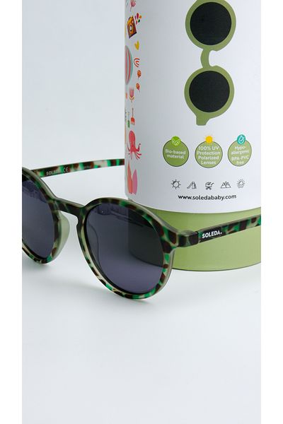 SOLEDA 6-12 Years Old Children's Sunglasses - Hunter Green