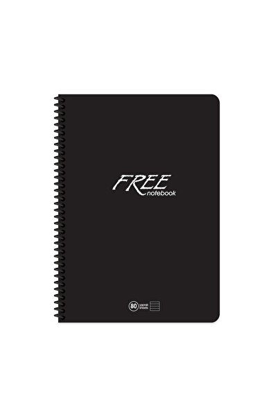 KESKİN COLOR Keskin Color Free Spiralli Siyah Plastik Kapak 100 Yaprak A4 Kar...