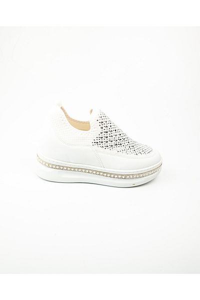 Castle Black 35204 Model White Stone Detaliat Pantofi sport dama