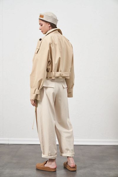Kuaybe Gider Trench Model PERA CAMEL 7146