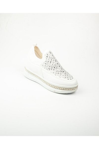 Castle Black 35204 Model White Stone Detaliat Pantofi sport dama