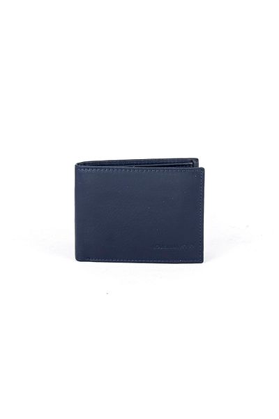 louisiana polo Ανδρικό πορτοφόλι από γνήσιο δέρμα Navy Blue - Μοντέλο 1734