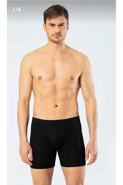 Cacharel Ανδρικό Lycra Long Boxer - 3 τμχ, ζώνη, 95% βαμβάκι 5% ελαστάνη