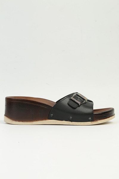 Pierre Cardin PC-7249-3485 Μαύρες γυναικείες παντόφλες