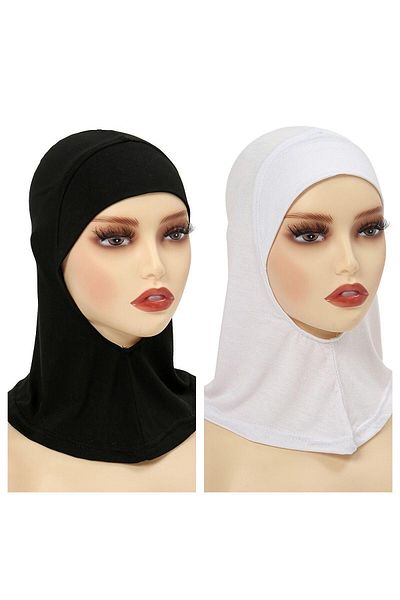 İmpavido Φουλάρι Ninja Bone 2 τεμαχίων - Hijab Full Lycra Lifting