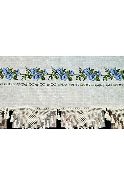 Perdelandistanbul Authentic Blue Crossover Curtain