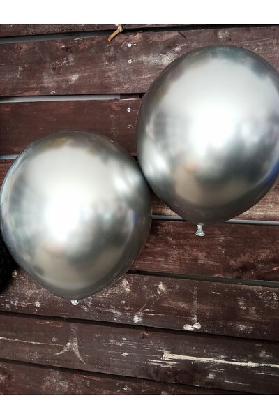 Kalisan Miror Gümüş Balon 10'lu Paket