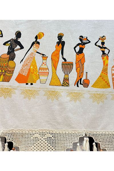 Perdelandistanbul African Patterned Authentic Buldan Curtain