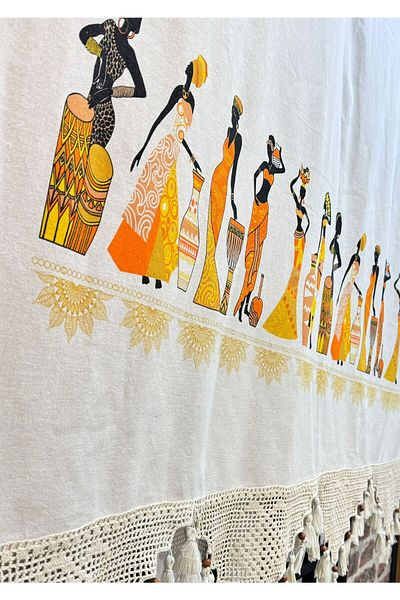 Perdelandistanbul African Patterned Authentic Buldan Curtain