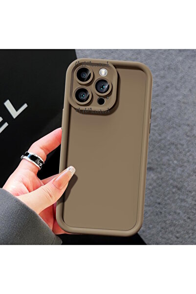 m.tk moveteck İphone 15 Pro Max Kılıf Yumuşak Renkli Lansman Silikon Kamera K...