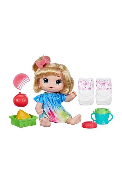 Baby Alive Bebeğimle Eğlenceli Yudumlar Sarışın F7356