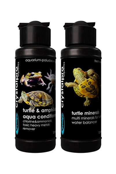 Crystalpro İkili Su Kaplumbağası Bakım Seti 2x125ml