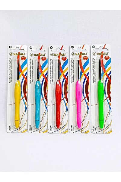 ATMACA TUHAFİYE Набір м'яких гачків з чорними кінчиками № 2-2,5-3-3,5-4