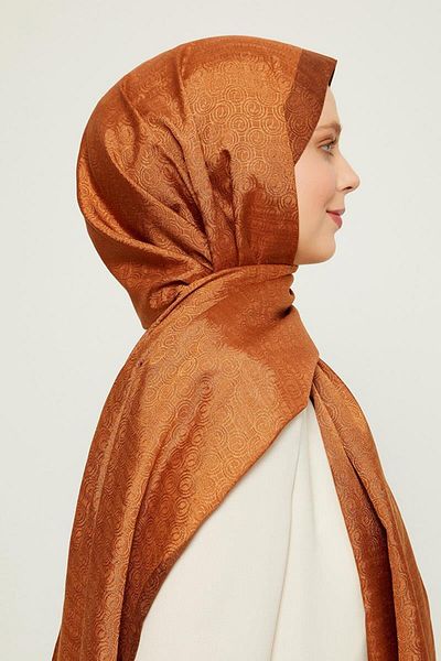 Levidor Monogram Patterned Ring Shawl