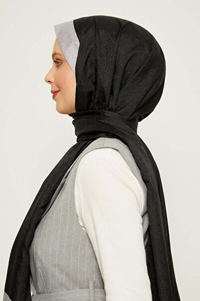 Levidor Halka Desen Monogram Şal